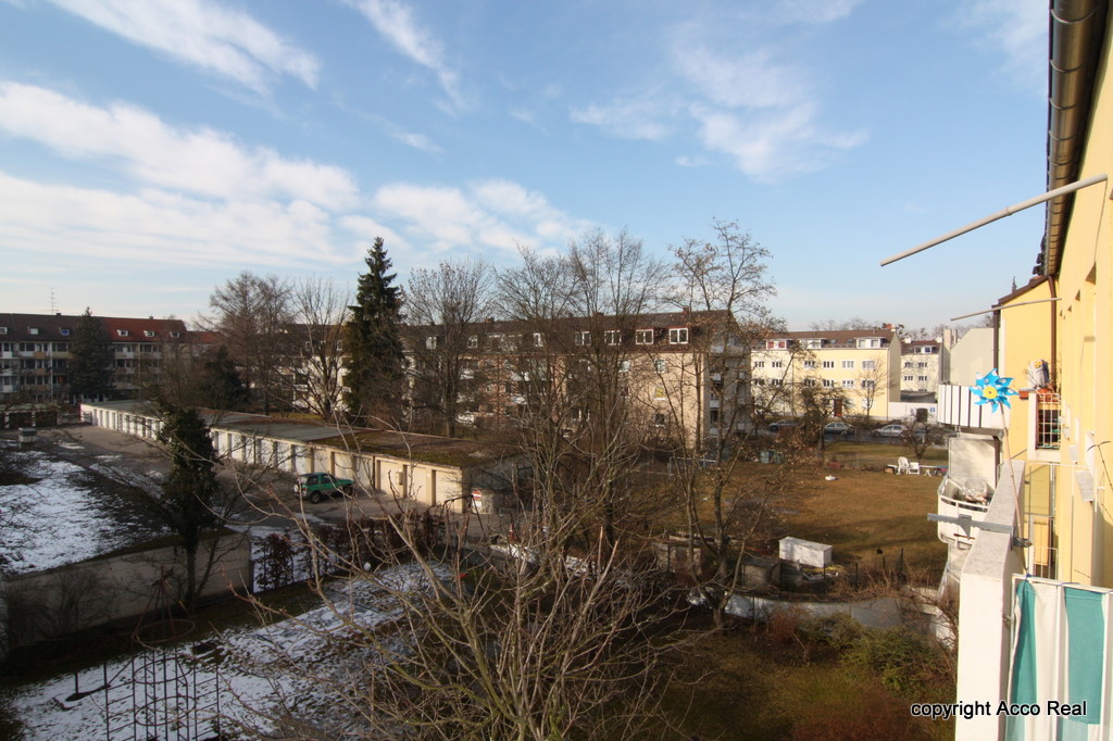 Blick vom Balkon